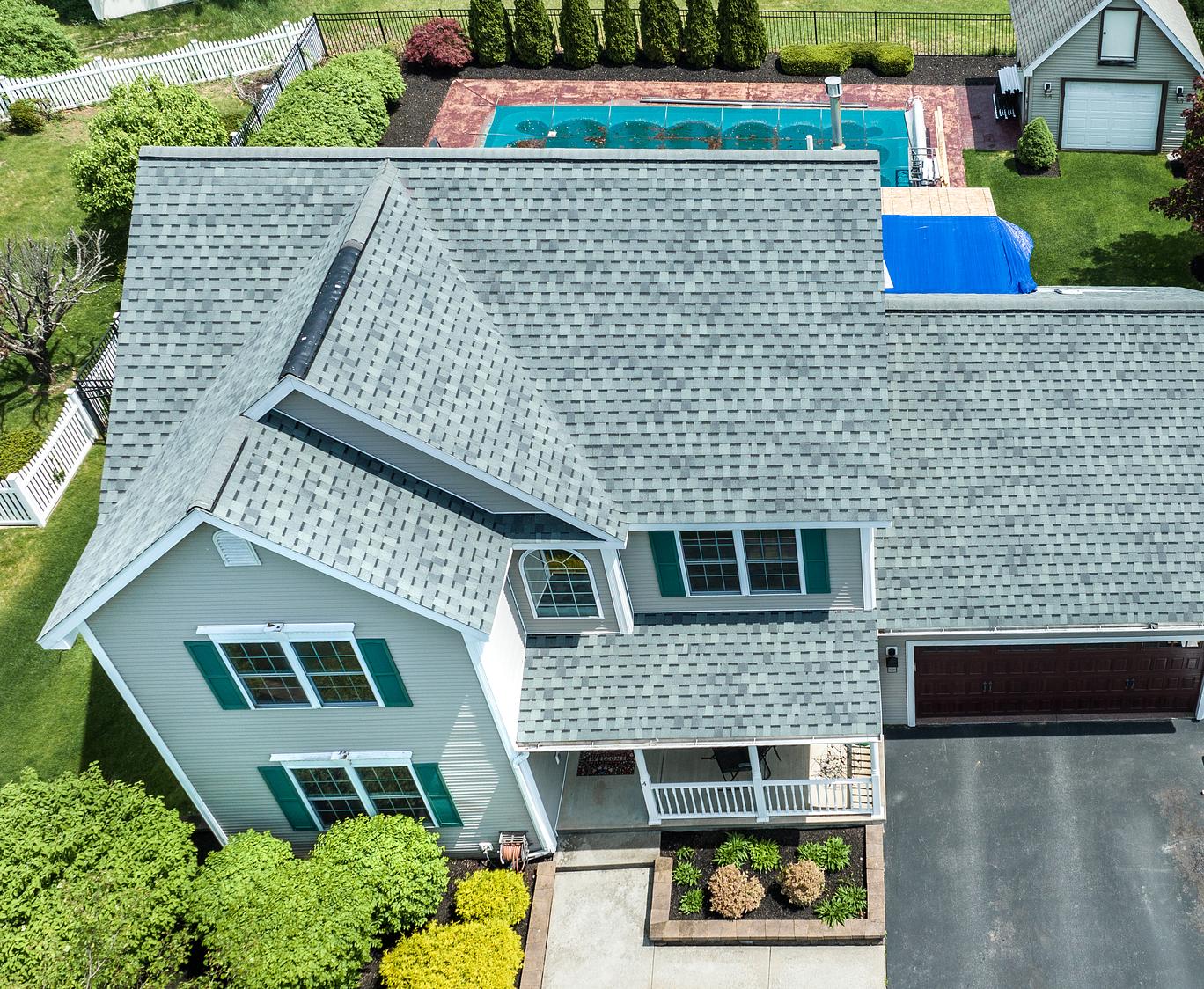 A finished roof in Syracuse, NY