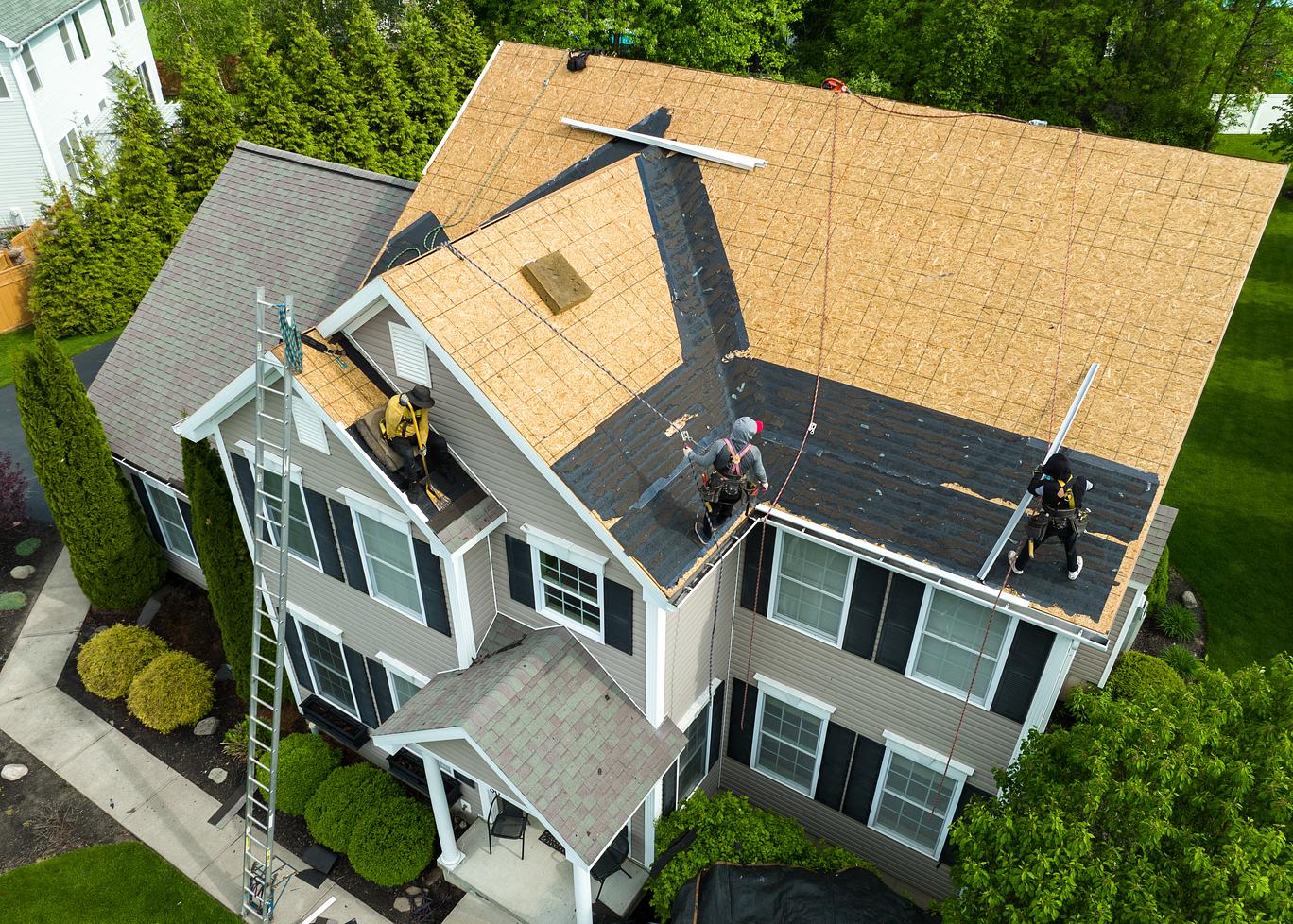 A finished roof in Syracuse, NY